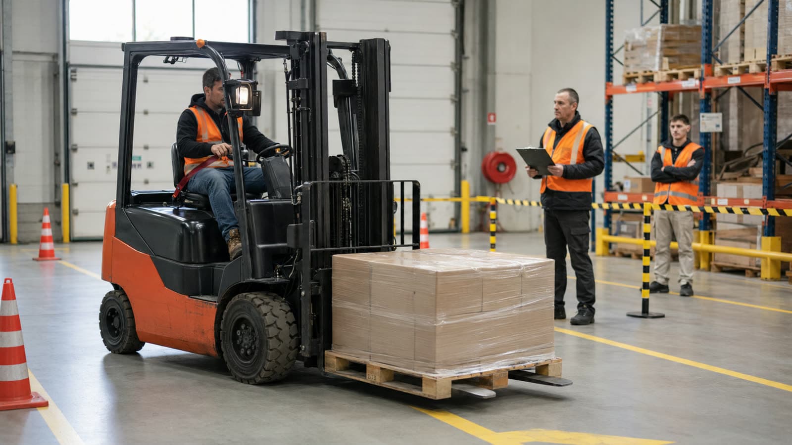 CACES® R489 — catégorie 3 : chariots élévateurs frontaux en porte-à-faux (≤ 6 t)