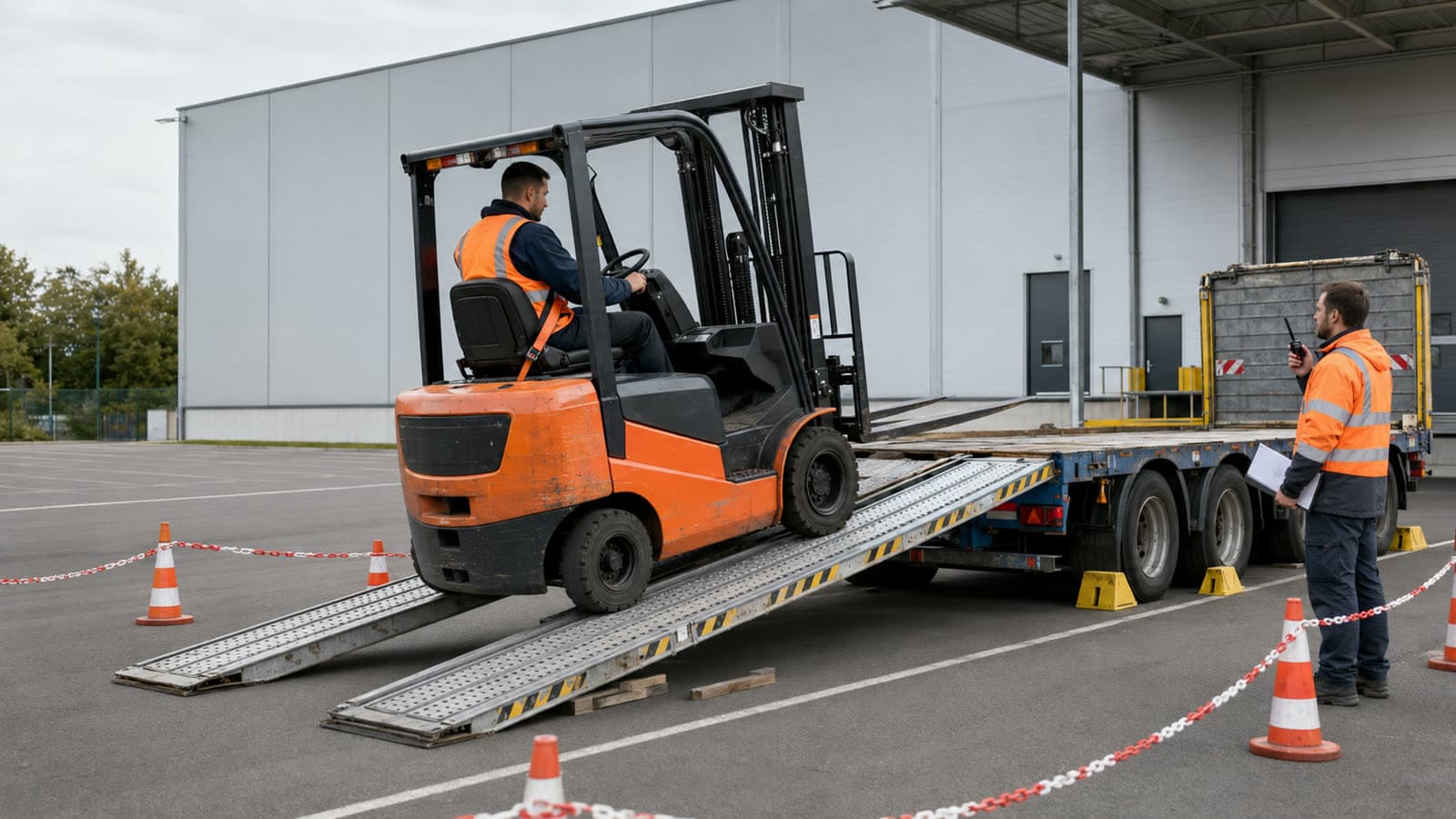 CACES® R489 — catégorie 7 : conduite hors production des chariots